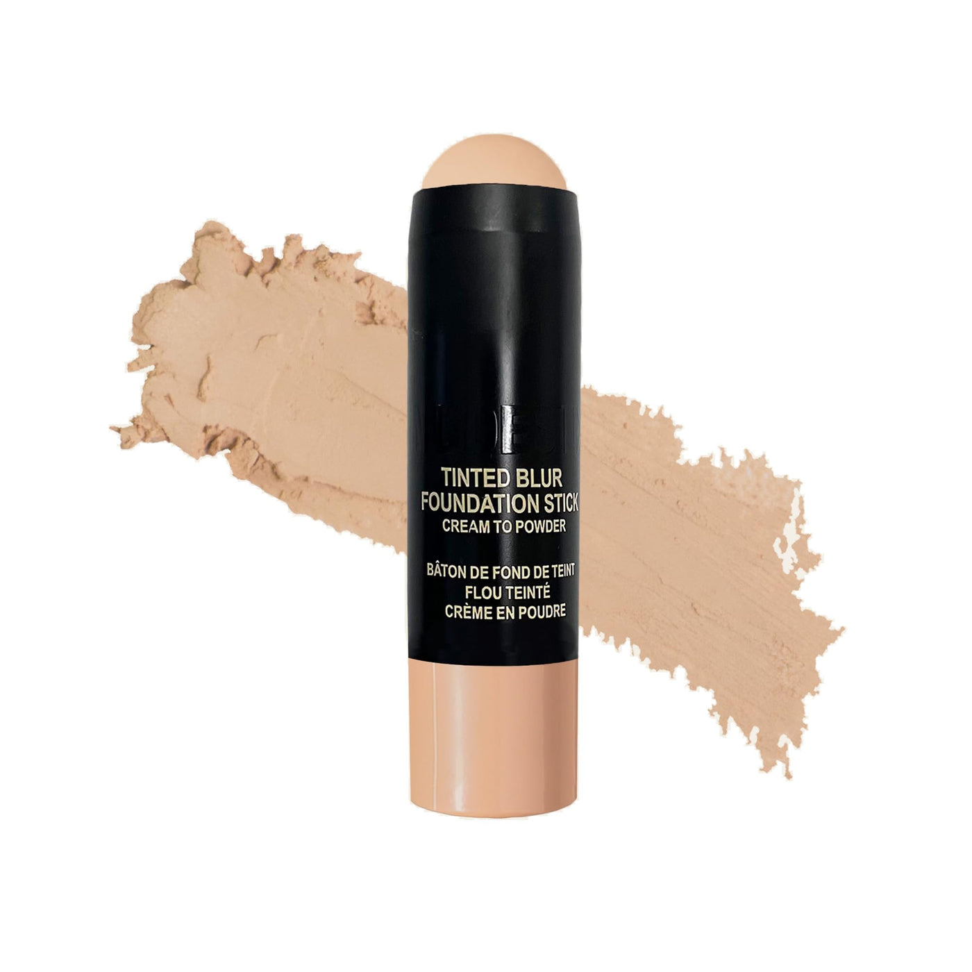 Nudestix Nudies Tinted Blur Foundation Stick Matte Cream Powder Multitask Makeup to Tint Blur Blot Skin and Sculpt Face Lightweight Natural Matte Finish Shade: Light 2 0.2 fl oz (6.2 g)