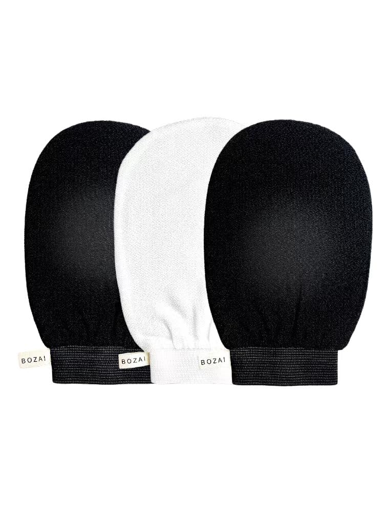 Korean Exfoliating Body Mitts — 3 Pack