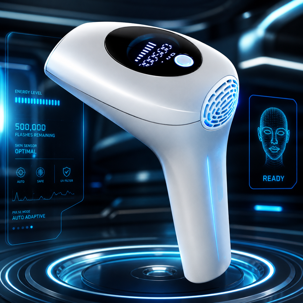 Laser Hair Removal Device - Painless Hair Removal Tool